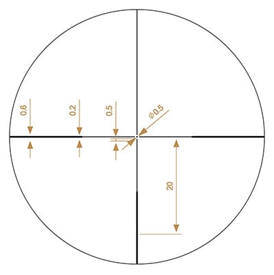 RITON OPTICS Riton Optics 3P312ASI23 3 Primal Black 3-12x56mm 30mm Tube Illuminated RDH Reticle